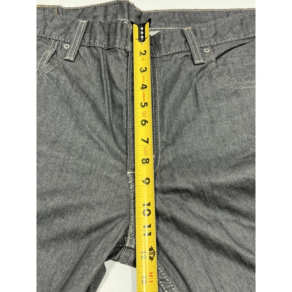 Levi Strauss 569 Gray Denim‎ Jeans Altered Jeans Check Photos For SIZE